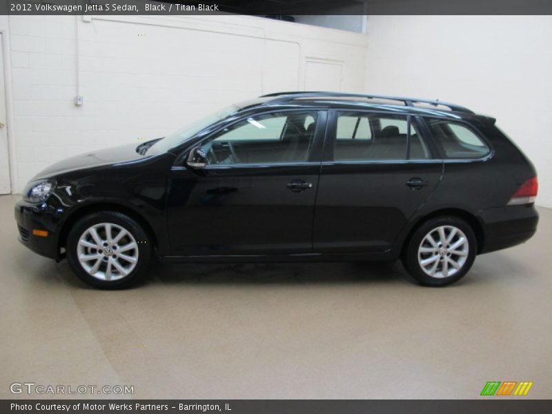 Black / Titan Black 2012 Volkswagen Jetta S Sedan