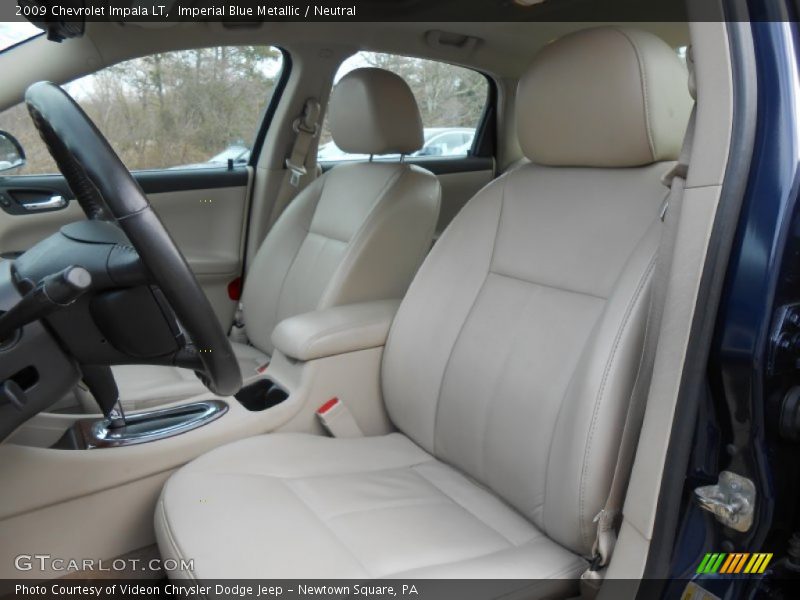Front Seat of 2009 Impala LT