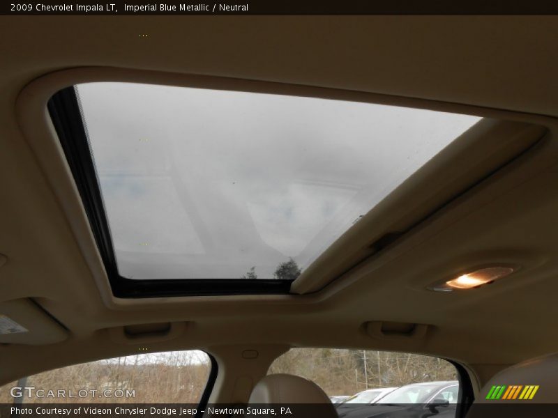 Imperial Blue Metallic / Neutral 2009 Chevrolet Impala LT