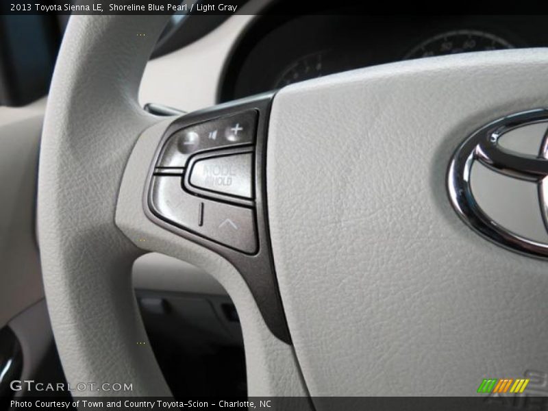 Shoreline Blue Pearl / Light Gray 2013 Toyota Sienna LE