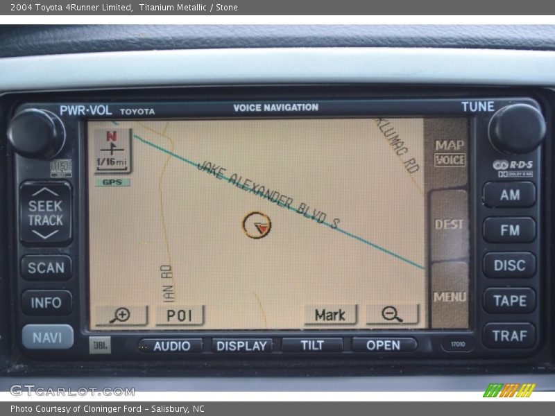 Navigation of 2004 4Runner Limited
