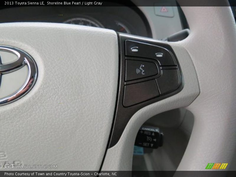 Shoreline Blue Pearl / Light Gray 2013 Toyota Sienna LE