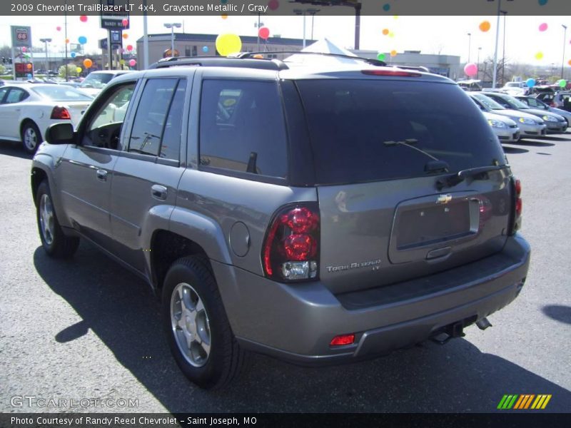 Graystone Metallic / Gray 2009 Chevrolet TrailBlazer LT 4x4