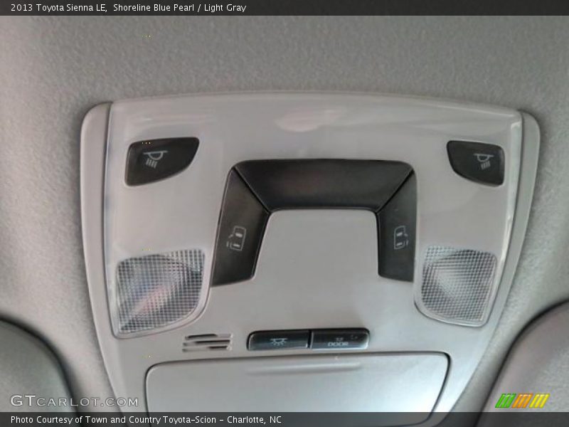 Shoreline Blue Pearl / Light Gray 2013 Toyota Sienna LE