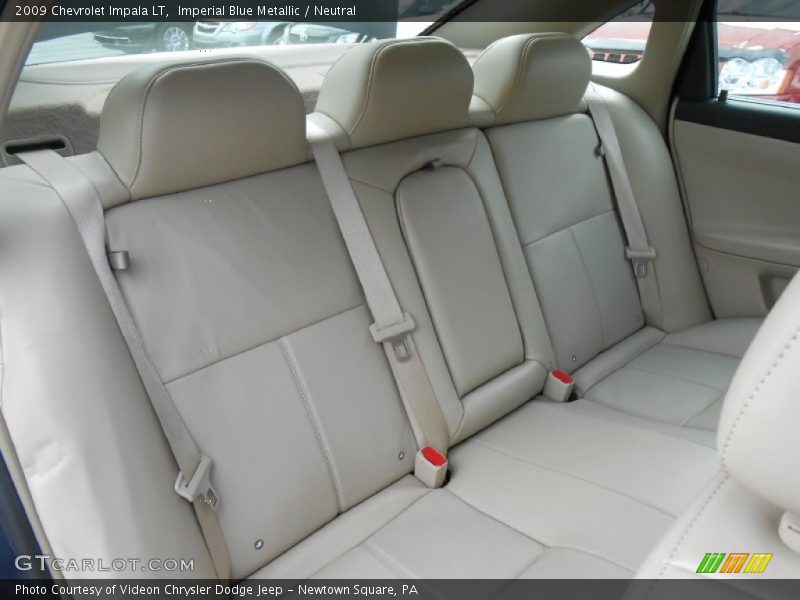 Rear Seat of 2009 Impala LT