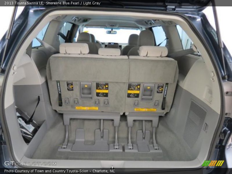 Shoreline Blue Pearl / Light Gray 2013 Toyota Sienna LE
