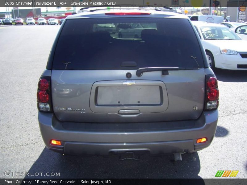 Graystone Metallic / Gray 2009 Chevrolet TrailBlazer LT 4x4