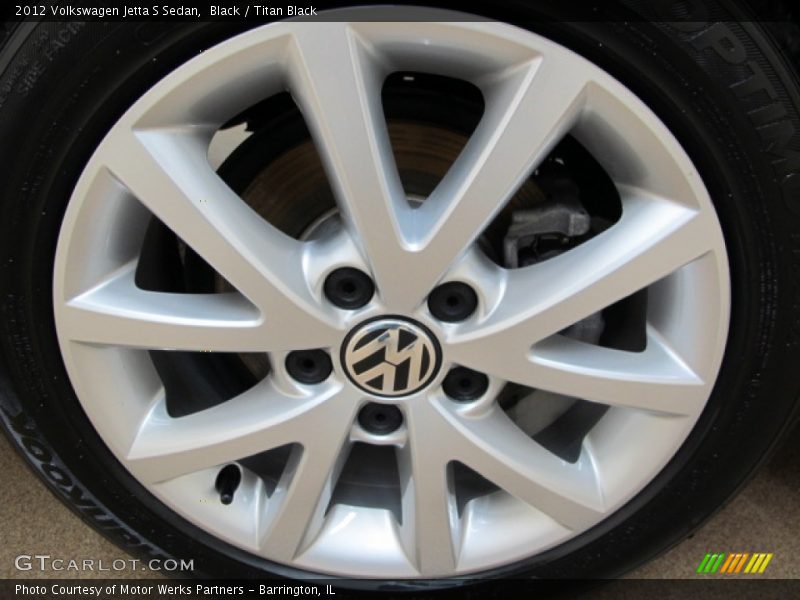 Black / Titan Black 2012 Volkswagen Jetta S Sedan