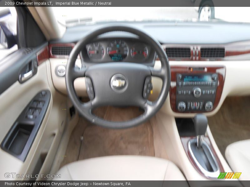 Imperial Blue Metallic / Neutral 2009 Chevrolet Impala LT