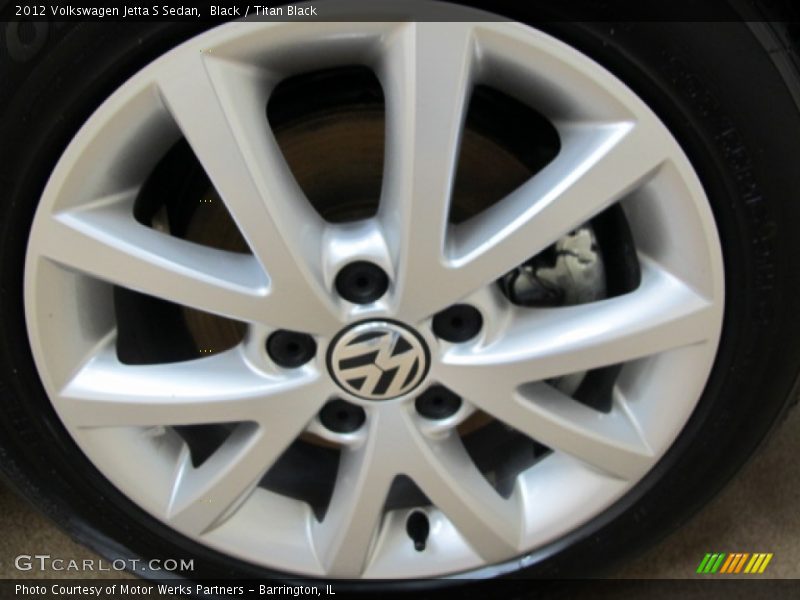 Black / Titan Black 2012 Volkswagen Jetta S Sedan