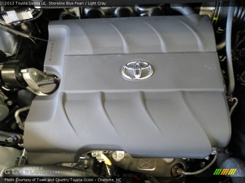 Shoreline Blue Pearl / Light Gray 2013 Toyota Sienna LE