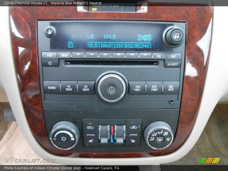Imperial Blue Metallic / Neutral 2009 Chevrolet Impala LT