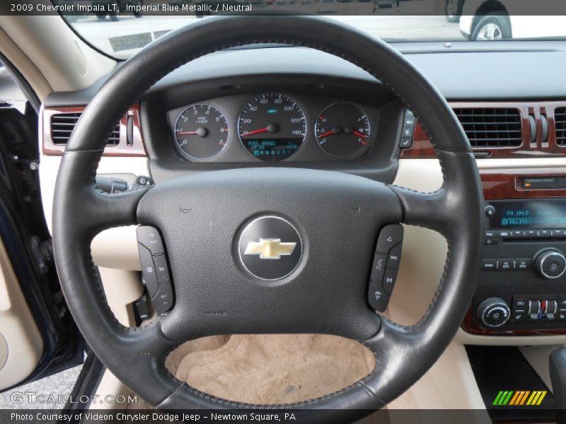 Imperial Blue Metallic / Neutral 2009 Chevrolet Impala LT