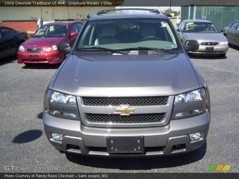 Graystone Metallic / Gray 2009 Chevrolet TrailBlazer LT 4x4