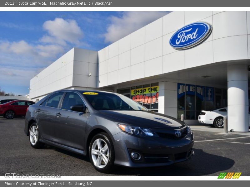 Magnetic Gray Metallic / Black/Ash 2012 Toyota Camry SE