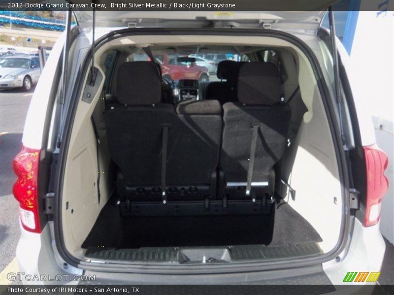 Bright Silver Metallic / Black/Light Graystone 2012 Dodge Grand Caravan Crew