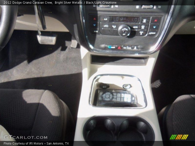 Bright Silver Metallic / Black/Light Graystone 2012 Dodge Grand Caravan Crew