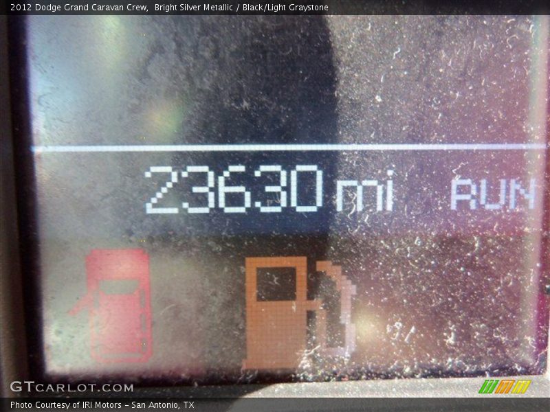 Bright Silver Metallic / Black/Light Graystone 2012 Dodge Grand Caravan Crew