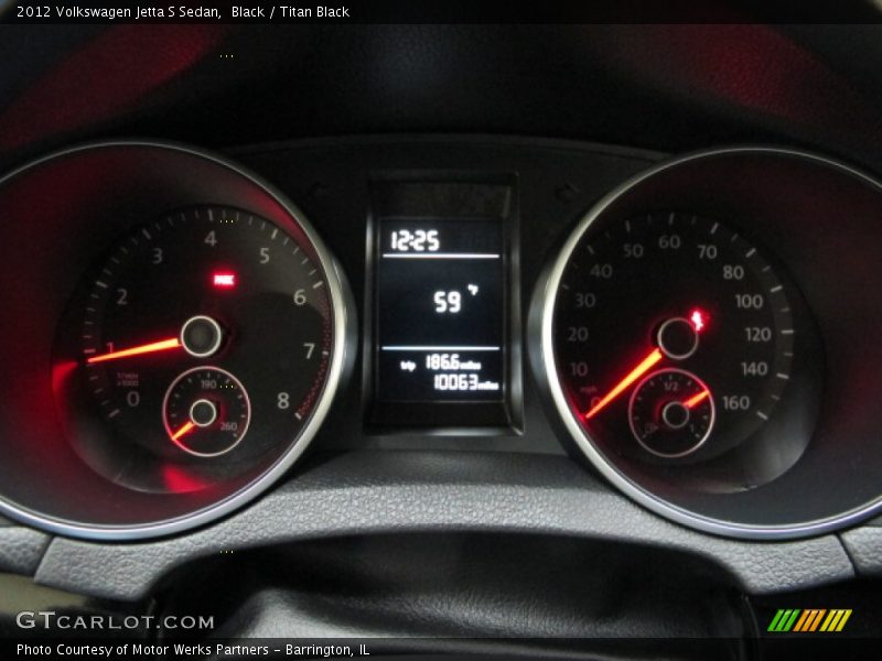 Black / Titan Black 2012 Volkswagen Jetta S Sedan