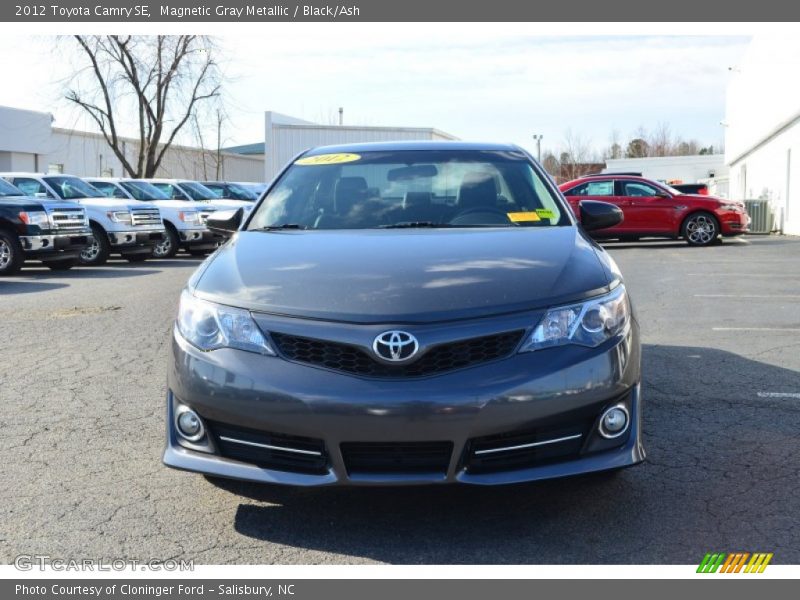 Magnetic Gray Metallic / Black/Ash 2012 Toyota Camry SE