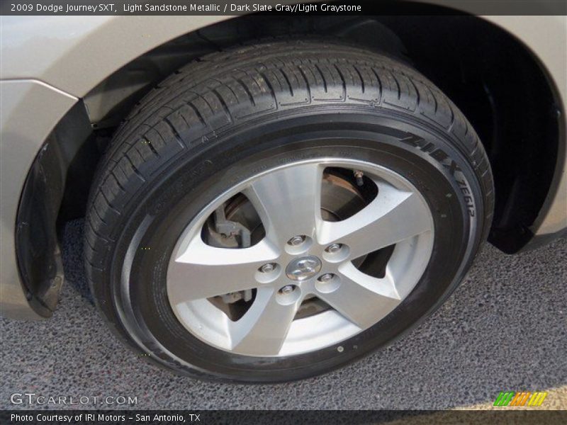 Light Sandstone Metallic / Dark Slate Gray/Light Graystone 2009 Dodge Journey SXT