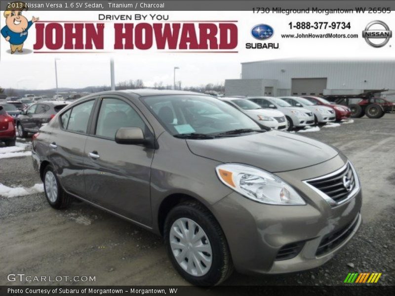 Titanium / Charcoal 2013 Nissan Versa 1.6 SV Sedan