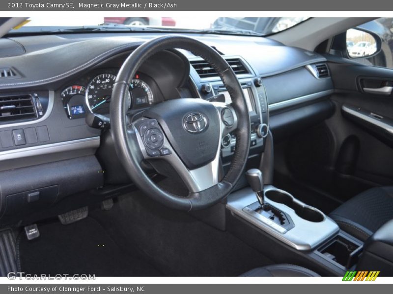 Magnetic Gray Metallic / Black/Ash 2012 Toyota Camry SE