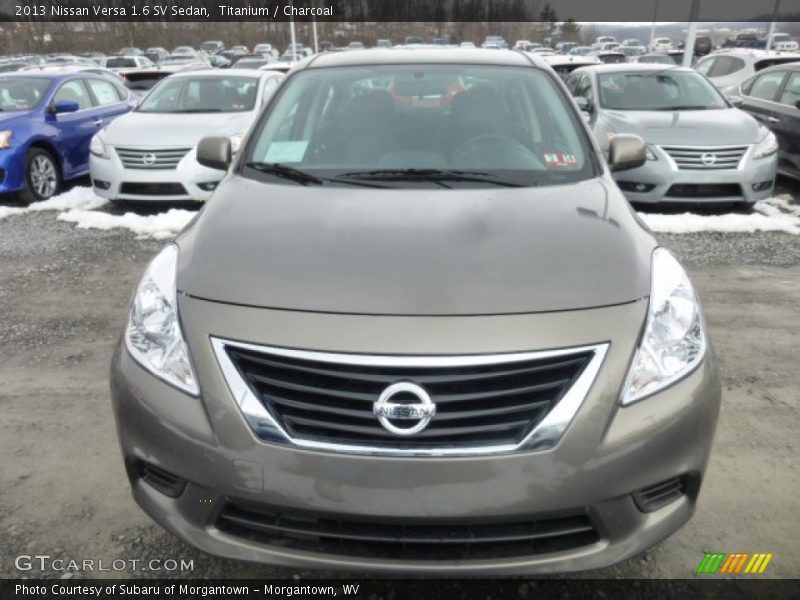 Titanium / Charcoal 2013 Nissan Versa 1.6 SV Sedan