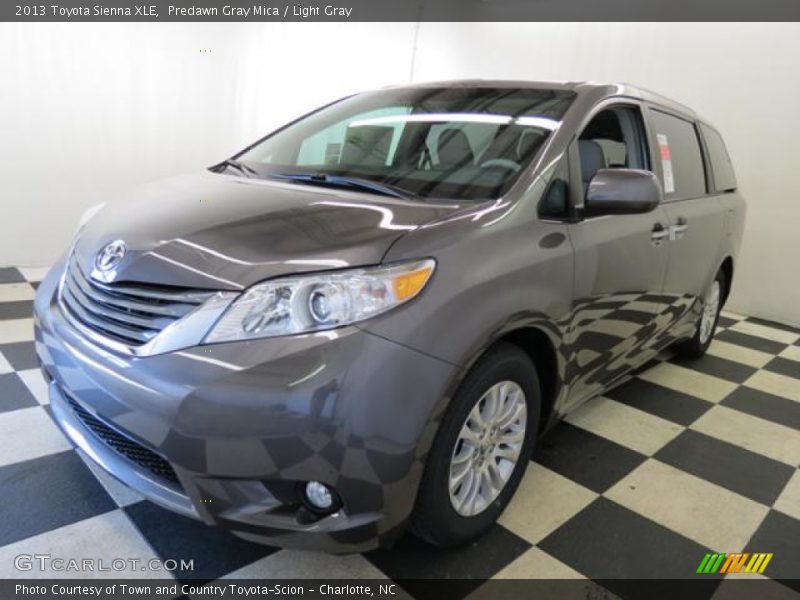 Predawn Gray Mica / Light Gray 2013 Toyota Sienna XLE