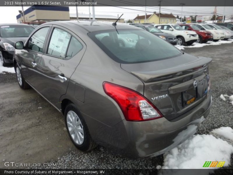 Titanium / Charcoal 2013 Nissan Versa 1.6 SV Sedan