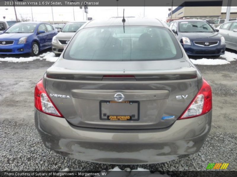 Titanium / Charcoal 2013 Nissan Versa 1.6 SV Sedan