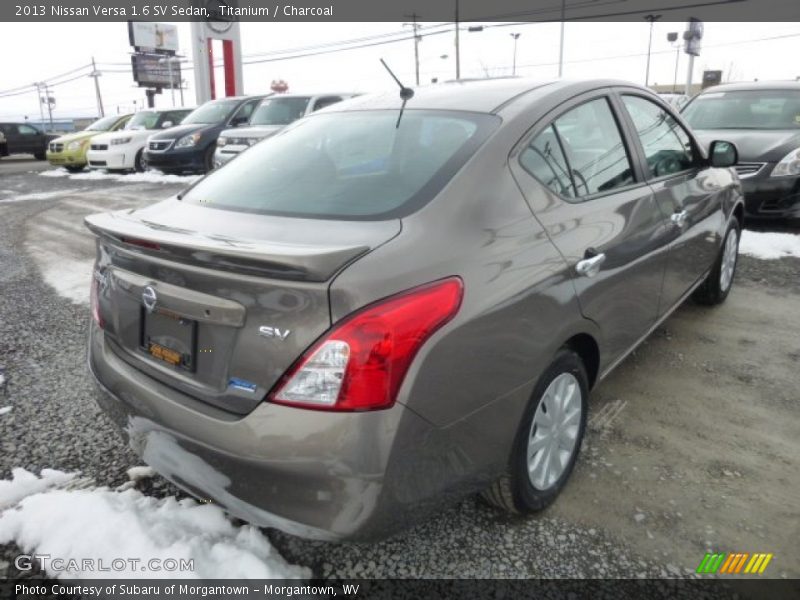 Titanium / Charcoal 2013 Nissan Versa 1.6 SV Sedan