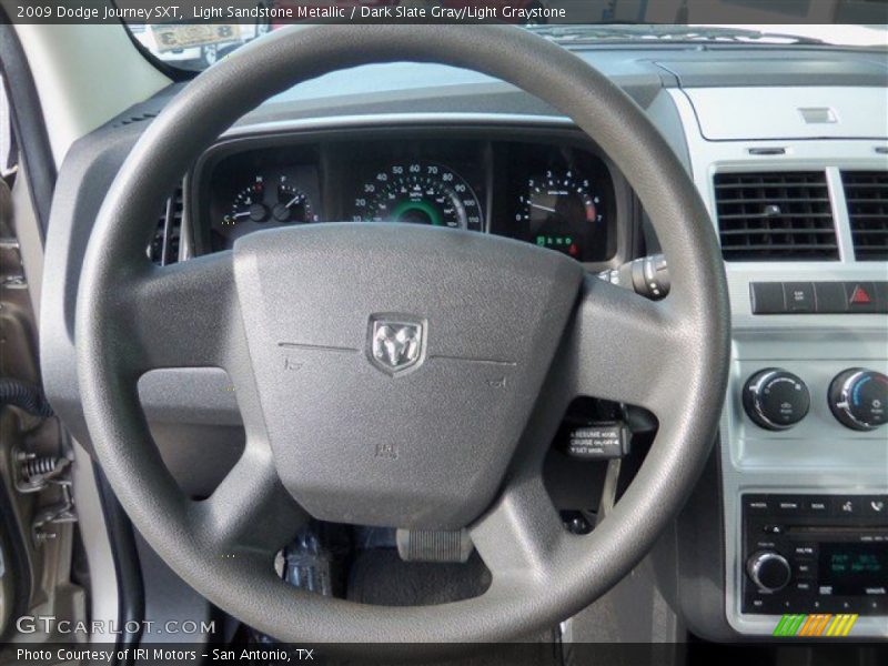 Light Sandstone Metallic / Dark Slate Gray/Light Graystone 2009 Dodge Journey SXT