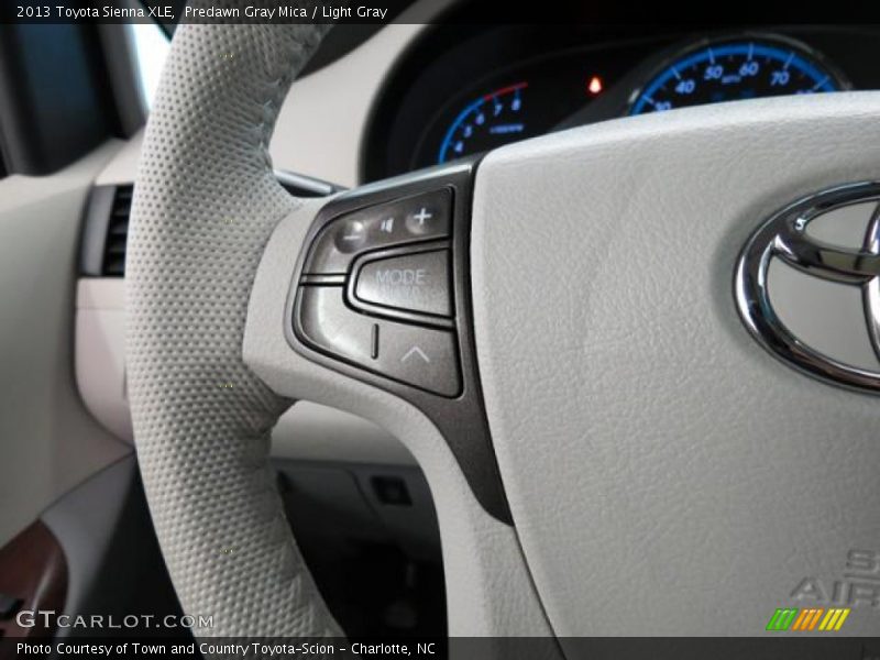 Predawn Gray Mica / Light Gray 2013 Toyota Sienna XLE