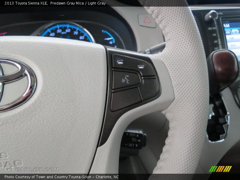 Predawn Gray Mica / Light Gray 2013 Toyota Sienna XLE