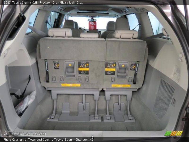 Predawn Gray Mica / Light Gray 2013 Toyota Sienna XLE