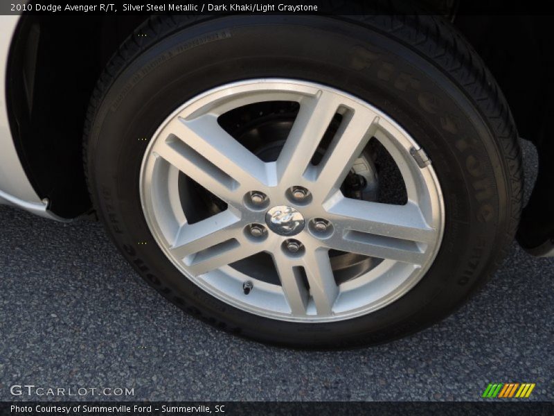 Silver Steel Metallic / Dark Khaki/Light Graystone 2010 Dodge Avenger R/T