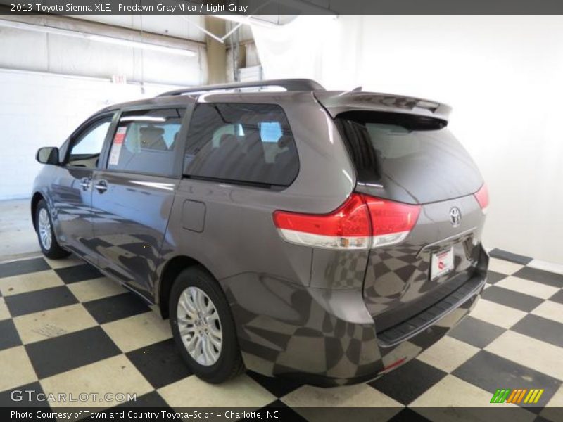 Predawn Gray Mica / Light Gray 2013 Toyota Sienna XLE