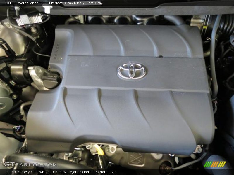 Predawn Gray Mica / Light Gray 2013 Toyota Sienna XLE