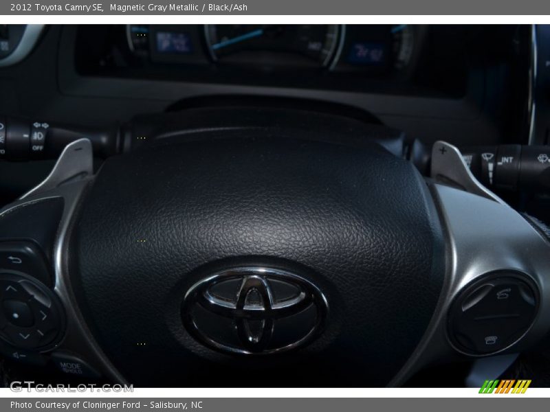 Magnetic Gray Metallic / Black/Ash 2012 Toyota Camry SE