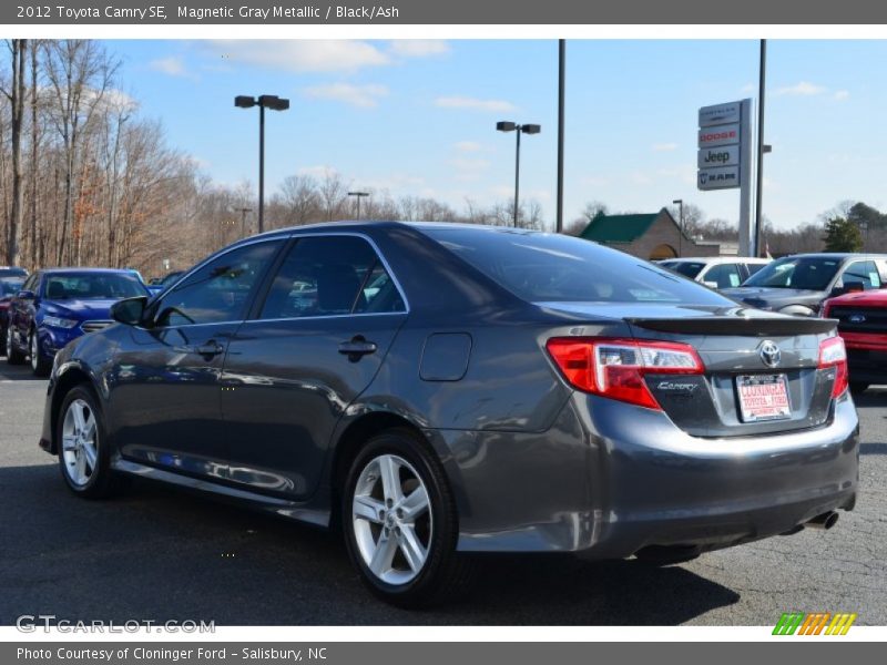 Magnetic Gray Metallic / Black/Ash 2012 Toyota Camry SE
