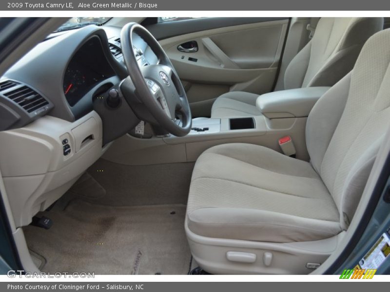 Aloe Green Metallic / Bisque 2009 Toyota Camry LE