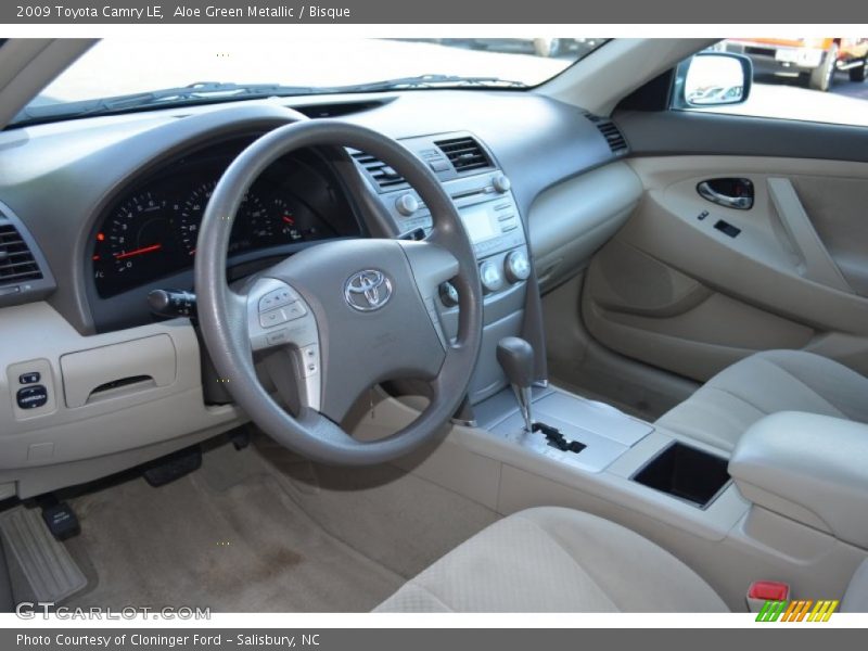 Aloe Green Metallic / Bisque 2009 Toyota Camry LE