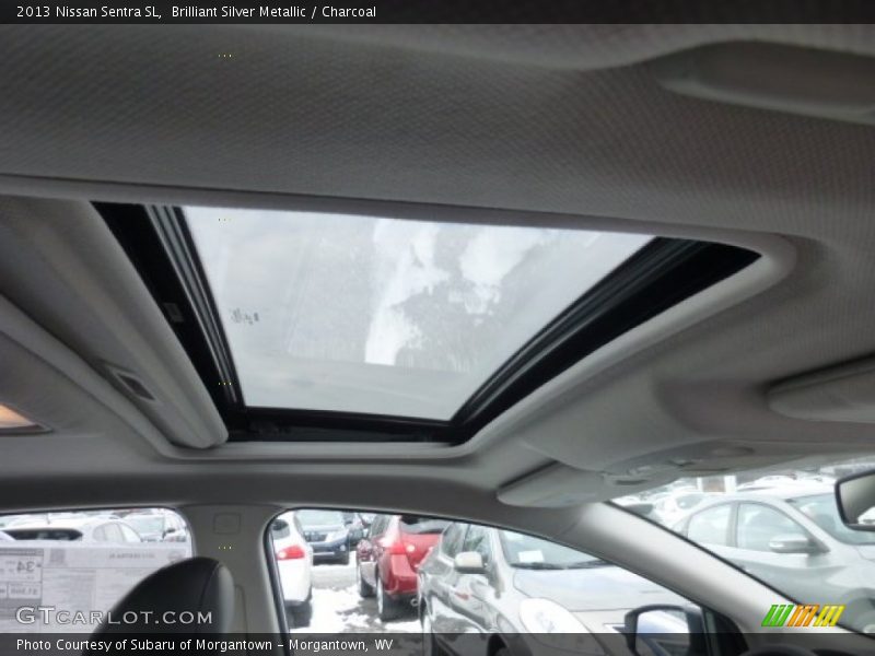 Brilliant Silver Metallic / Charcoal 2013 Nissan Sentra SL