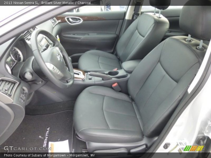 Brilliant Silver Metallic / Charcoal 2013 Nissan Sentra SL