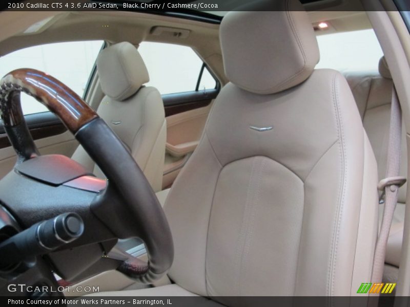 Black Cherry / Cashmere/Cocoa 2010 Cadillac CTS 4 3.6 AWD Sedan