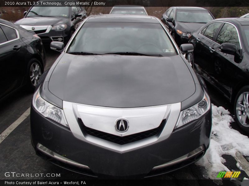 Grigio Metallic / Ebony 2010 Acura TL 3.5 Technology
