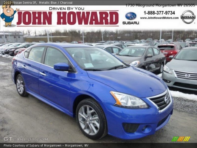 Metallic Blue / Charcoal 2013 Nissan Sentra SR