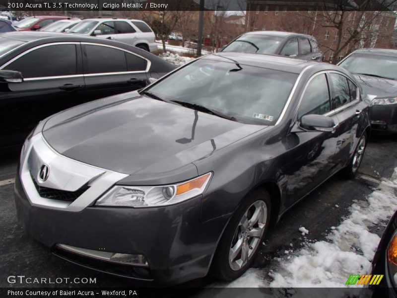 Grigio Metallic / Ebony 2010 Acura TL 3.5 Technology