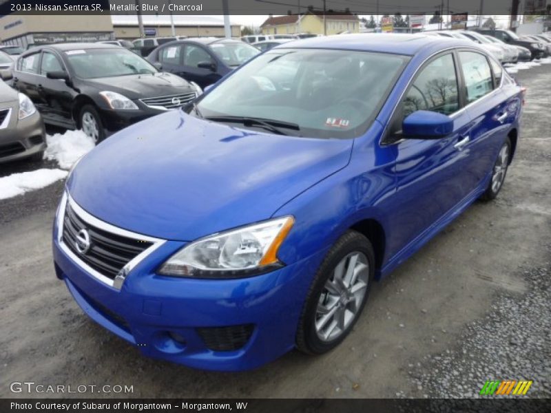 Metallic Blue / Charcoal 2013 Nissan Sentra SR